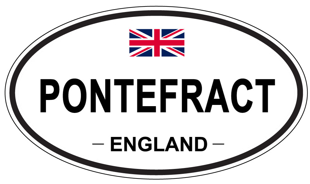 PONTEFRACT, England - Oval Magnet
