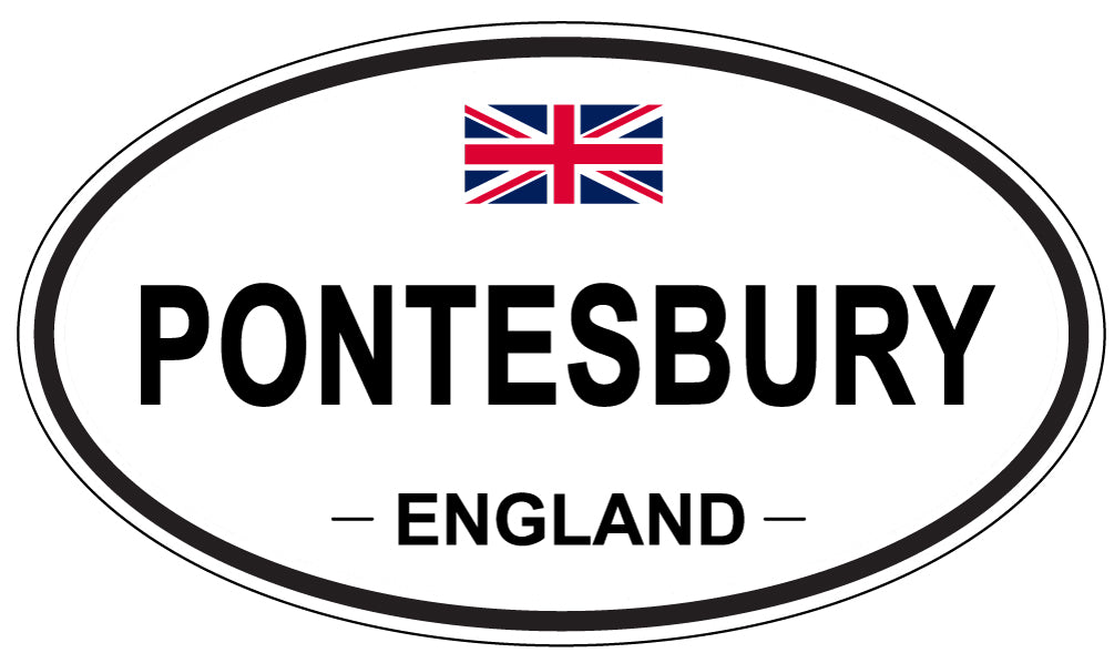 PONTESBURY, England - Oval Magnet