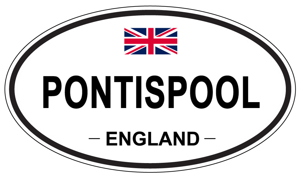PONTISPOOL, England - Oval Magnet
