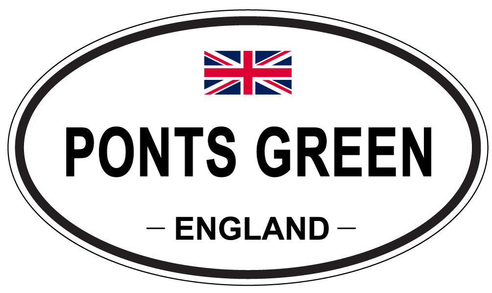 PONTS GREEN, England - Oval Magnet
