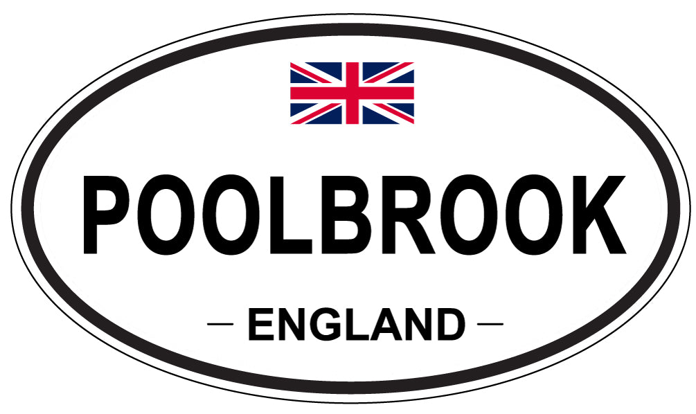 POOLBROOK, England - Oval Magnet