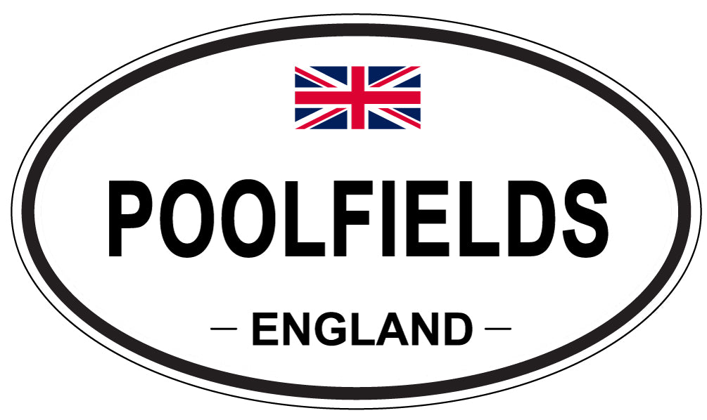 POOLFIELDS, England - Oval Magnet