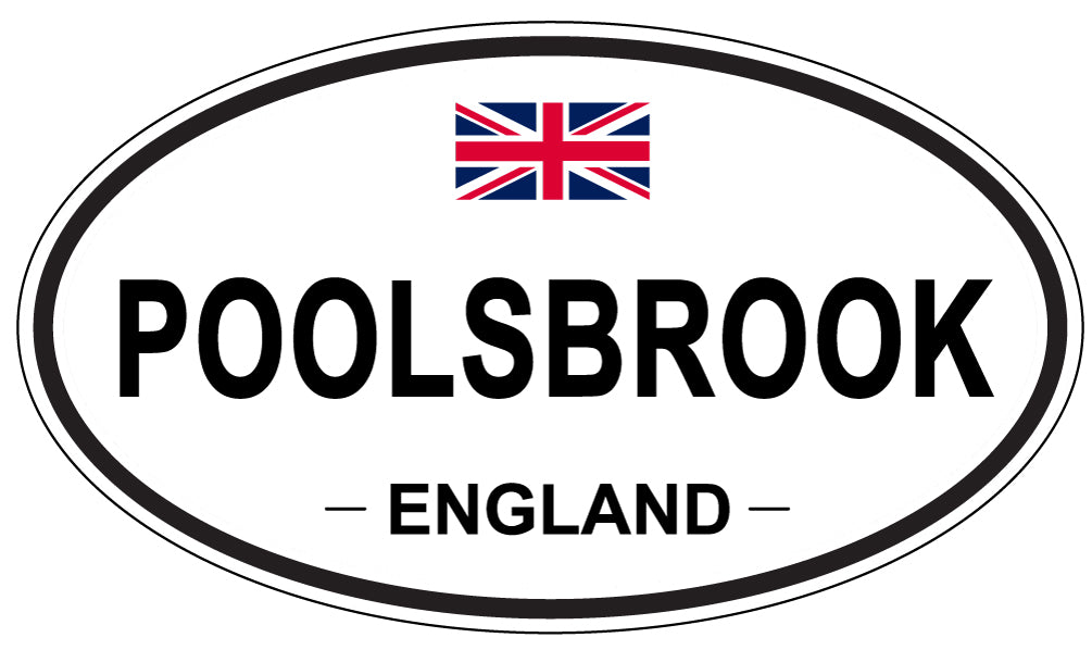 POOLSBROOK, England - Oval Magnet
