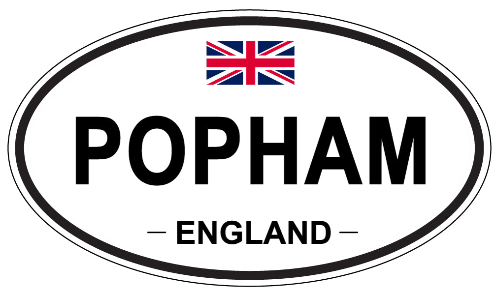POPHAM, England - Oval Magnet