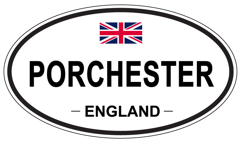 PORCHESTER, England - Oval Magnet