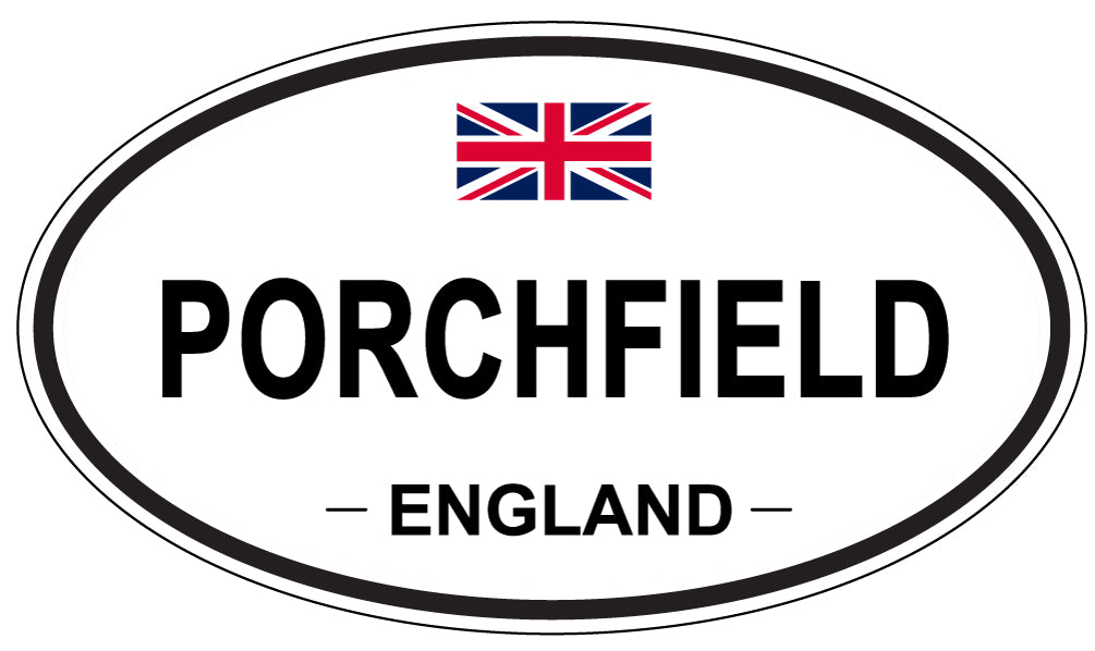 PORCHFIELD, England - Oval Magnet