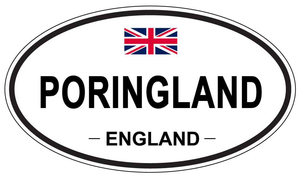PORINGLAND, England - Oval Magnet