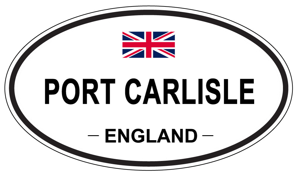 PORT CARLISLE, England - Oval Magnet