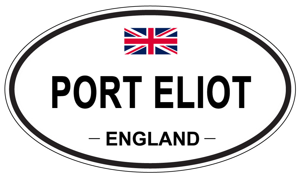 PORT ELIOT, England - Oval Magnet