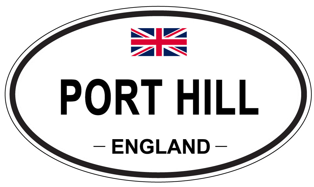 PORT HILL, England - Oval Magnet