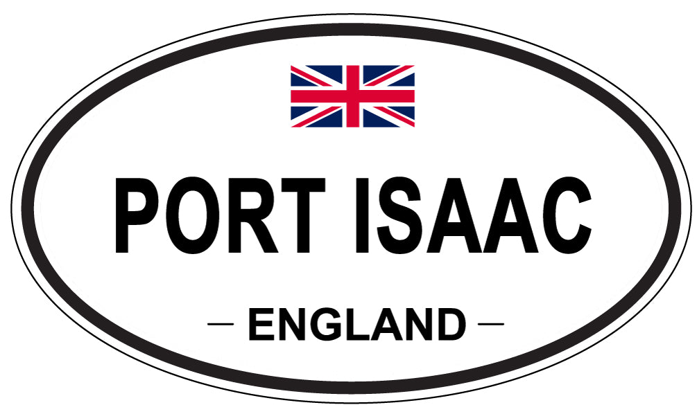 PORT ISAAC, England - Oval Magnet