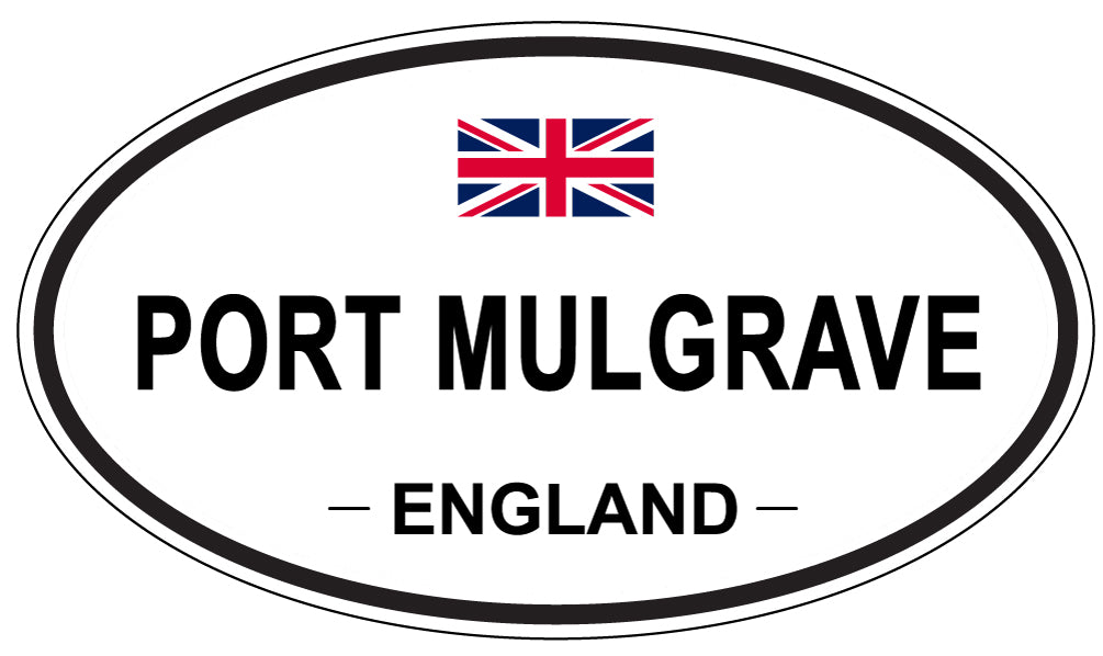 PORT MULGRAVE, England - Oval Magnet