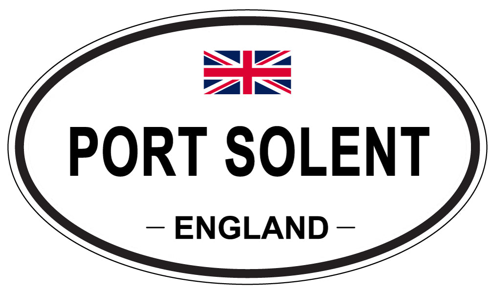 PORT SOLENT, England - Oval Magnet