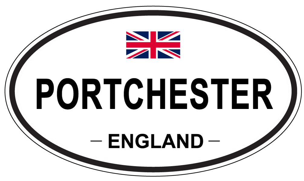 PORTCHESTER, England - Oval Magnet