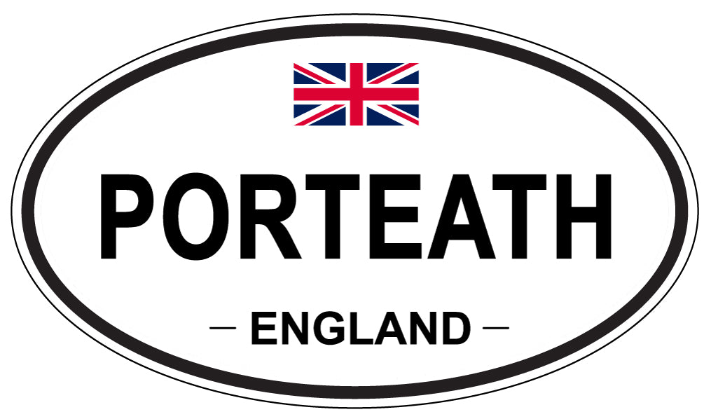 PORTEATH, England - Oval Magnet