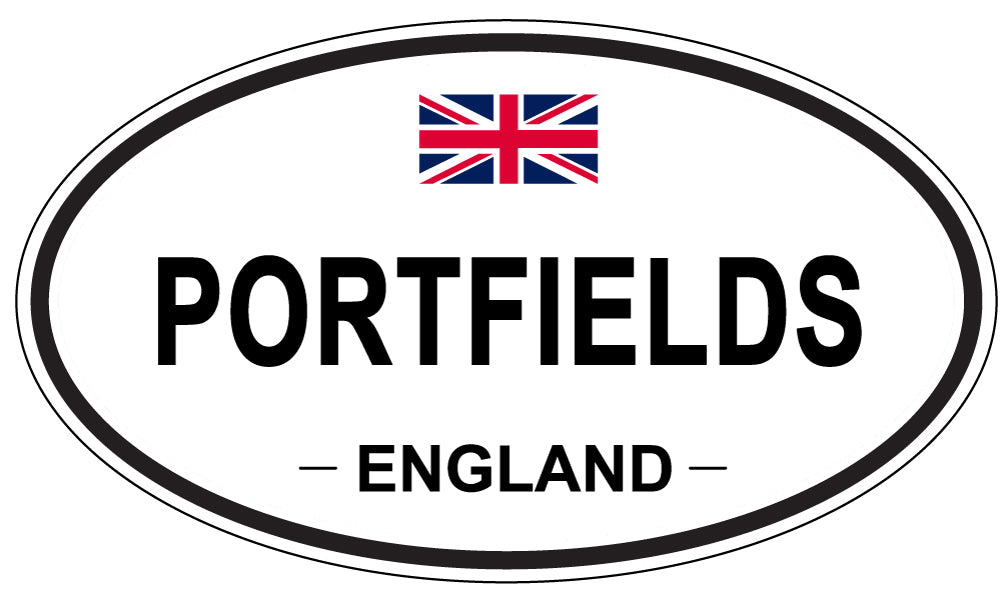 PORTFIELDS, England - Oval Magnet