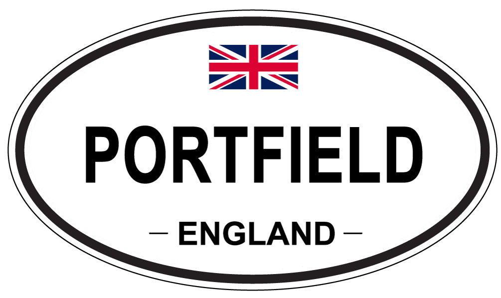 PORTFIELD, England - Oval Magnet