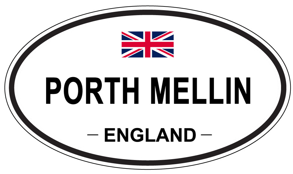 PORTH MELLIN, England - Oval Magnet