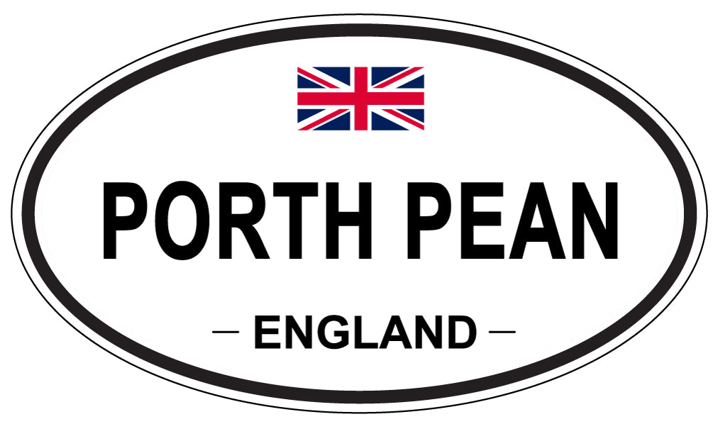 PORTH PEAN, England - Oval Magnet