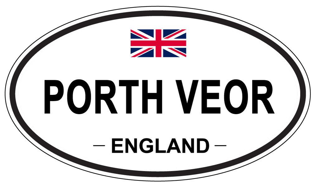 PORTH VEOR, England - Oval Magnet