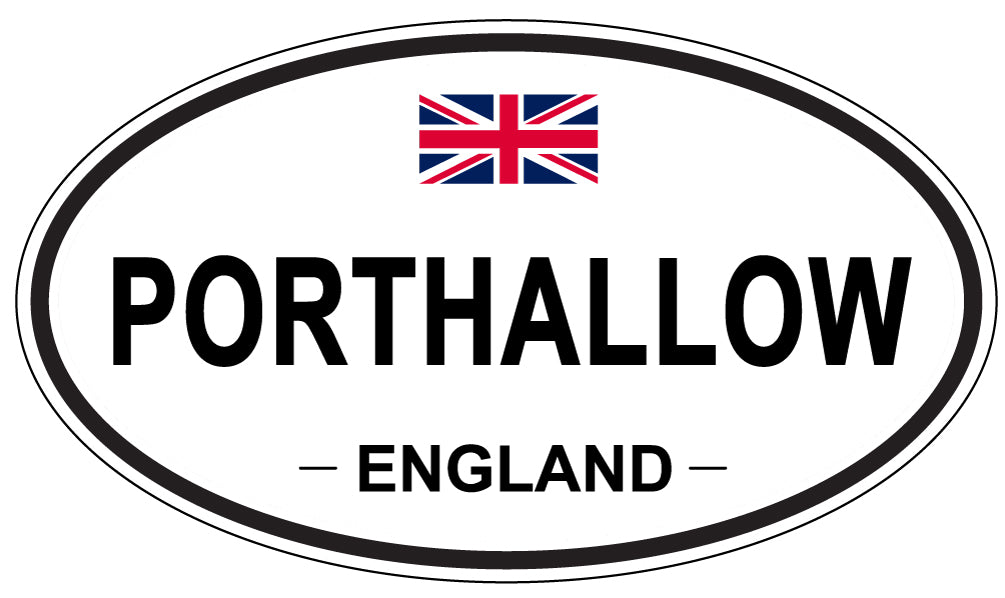 PORTHALLOW, England - Oval Magnet
