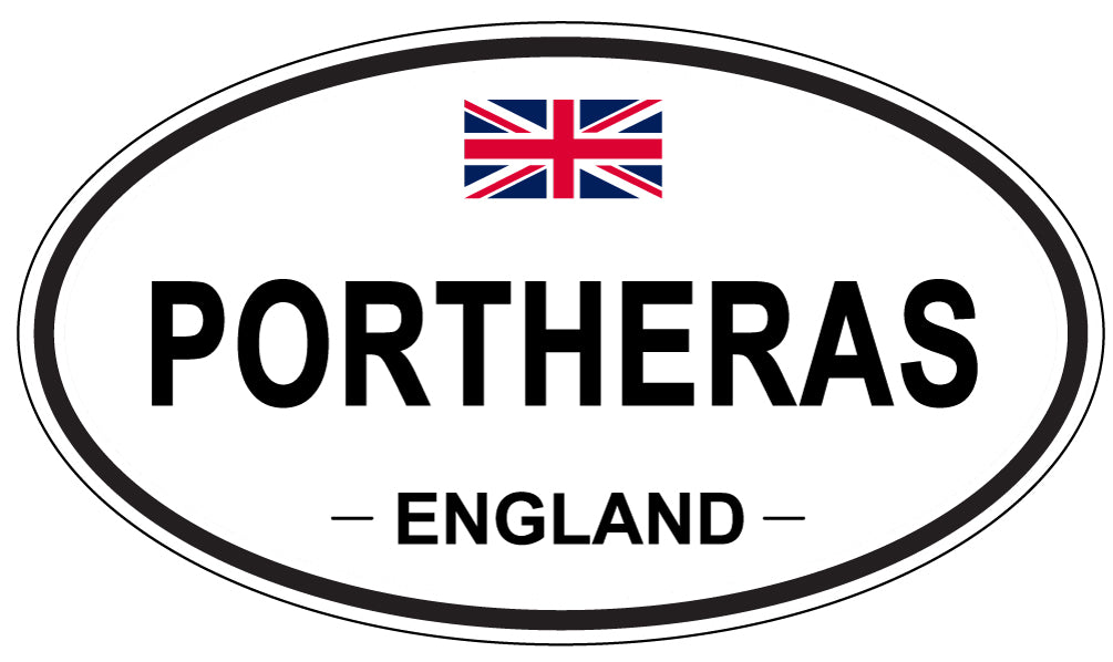PORTHERAS, England - Oval Magnet