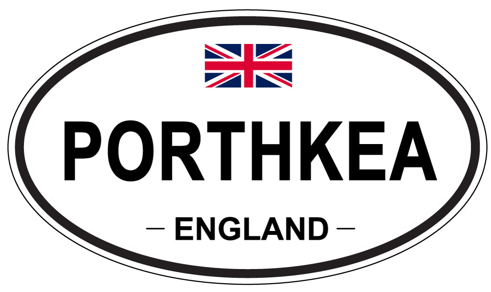PORTHKEA, England - Oval Magnet