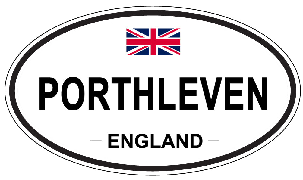 PORTHLEVEN, England - Oval Magnet