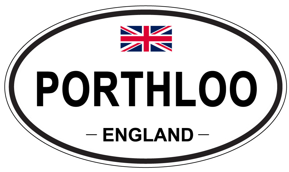 PORTHLOO, England - Oval Magnet