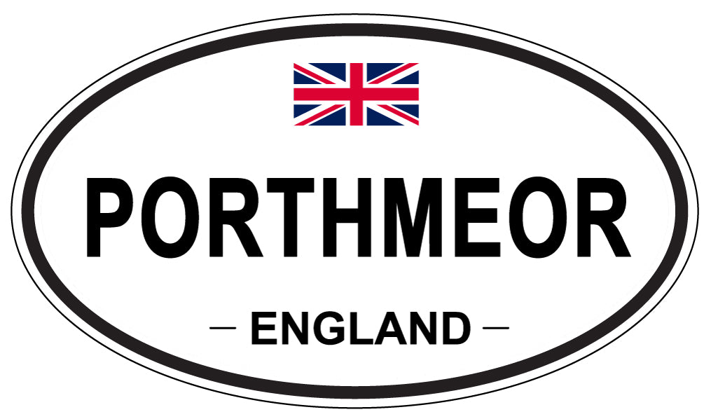 PORTHMEOR, ENGLAND - Oval Sticker