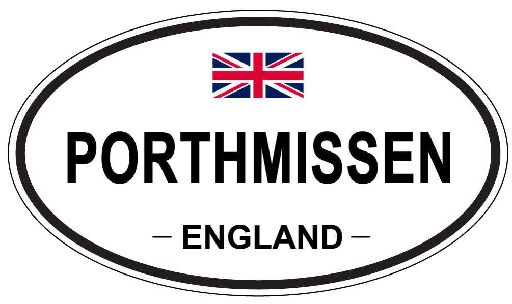 PORTHMISSEN, England - Oval Magnet