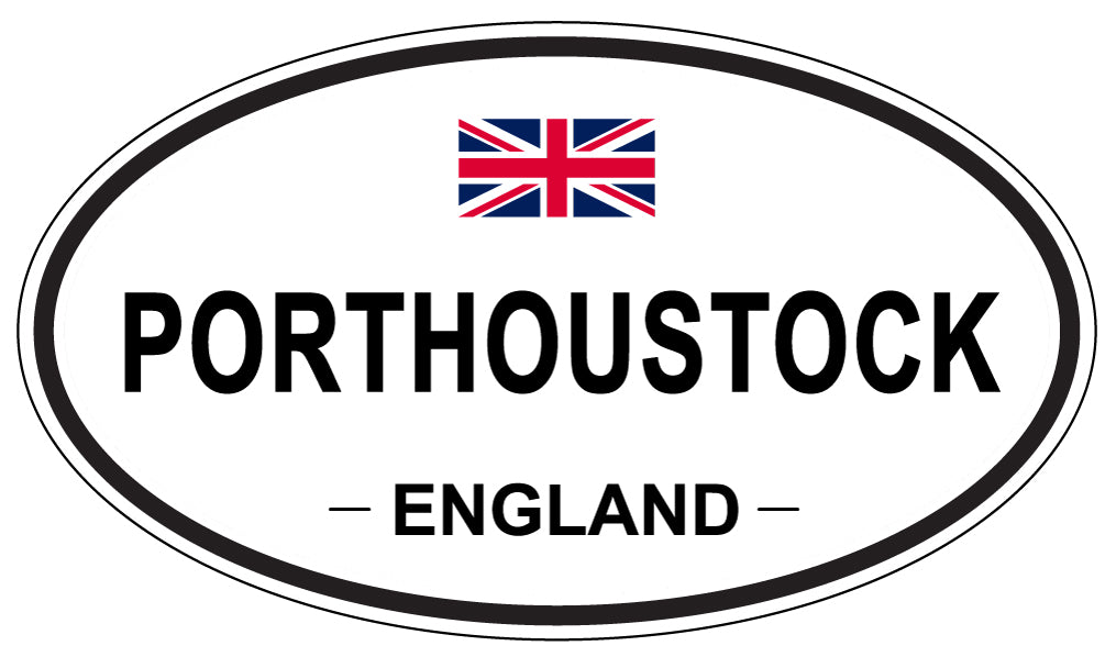 PORTHOUSTOCK, England - Oval Magnet