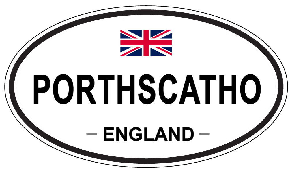 PORTHSCATHO, England - Oval Magnet