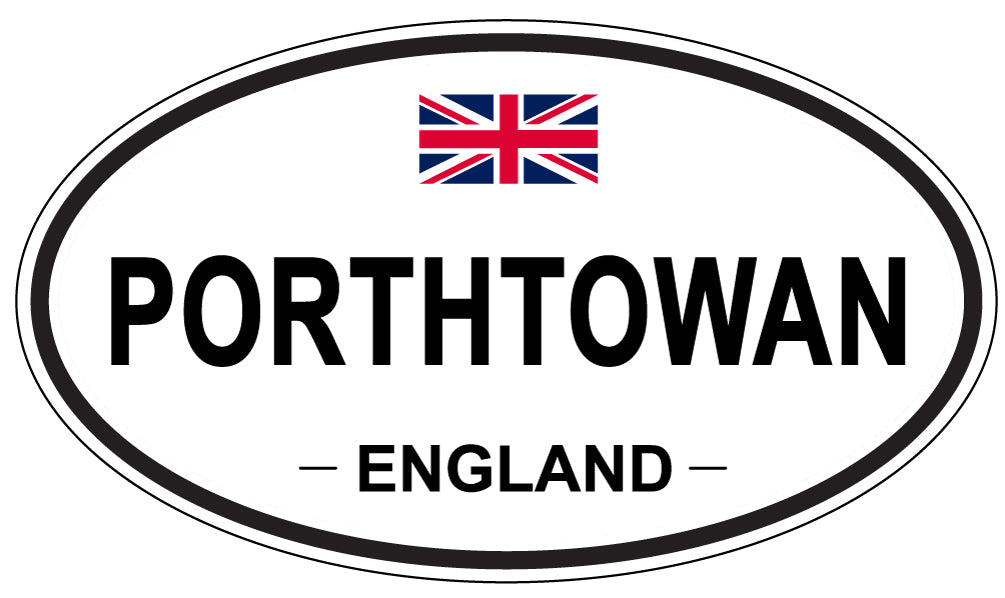 PORTHTOWAN, England - Oval Magnet