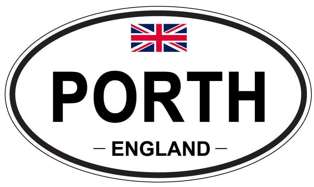 PORTH, England - Oval Magnet