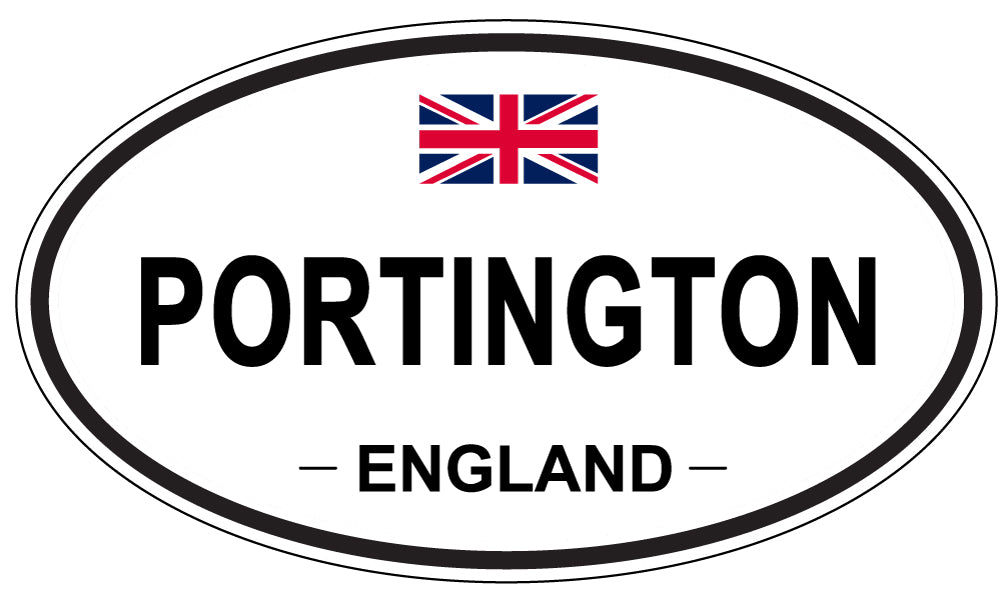 PORTINGTON, England - Oval Magnet