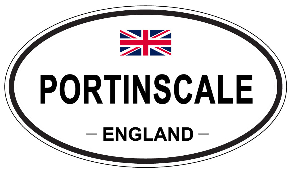 PORTINSCALE, England - Oval Magnet