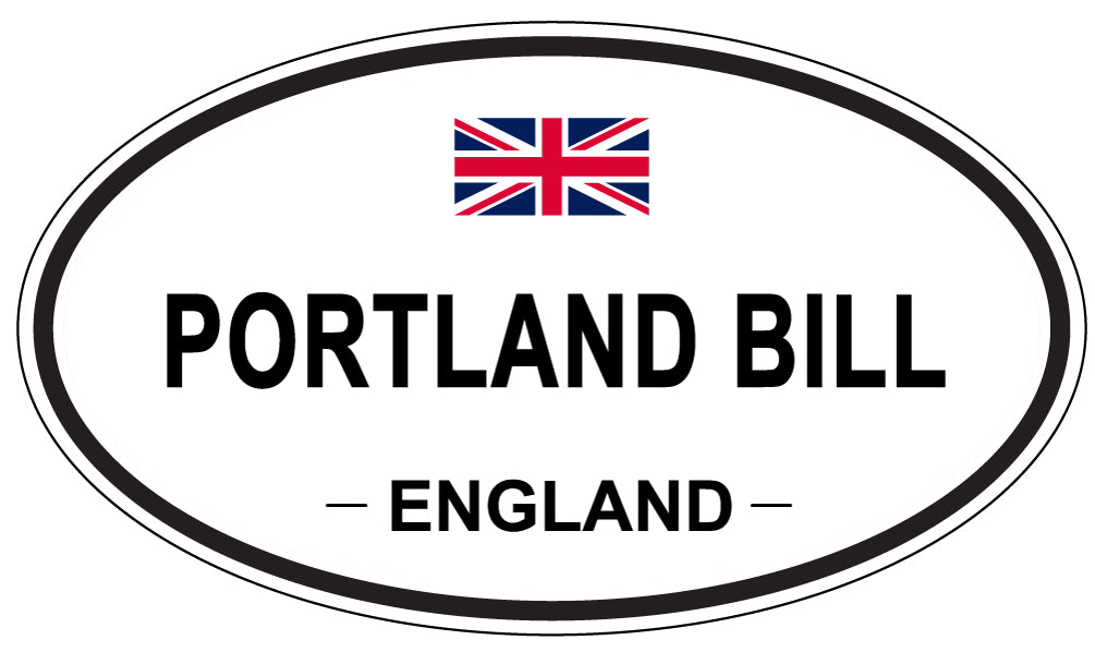 PORTLAND BILL, England - Oval Magnet
