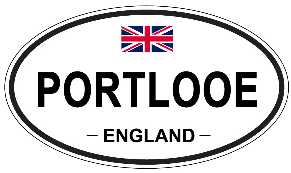 PORTLOOE, England - Oval Magnet