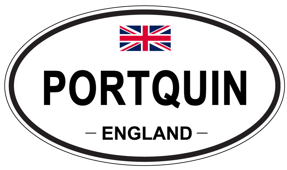 PORTQUIN, England - Oval Magnet