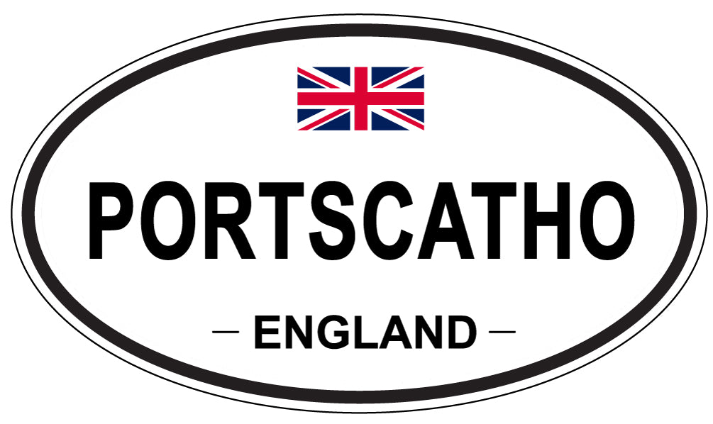 PORTSCATHO, England - Oval Magnet