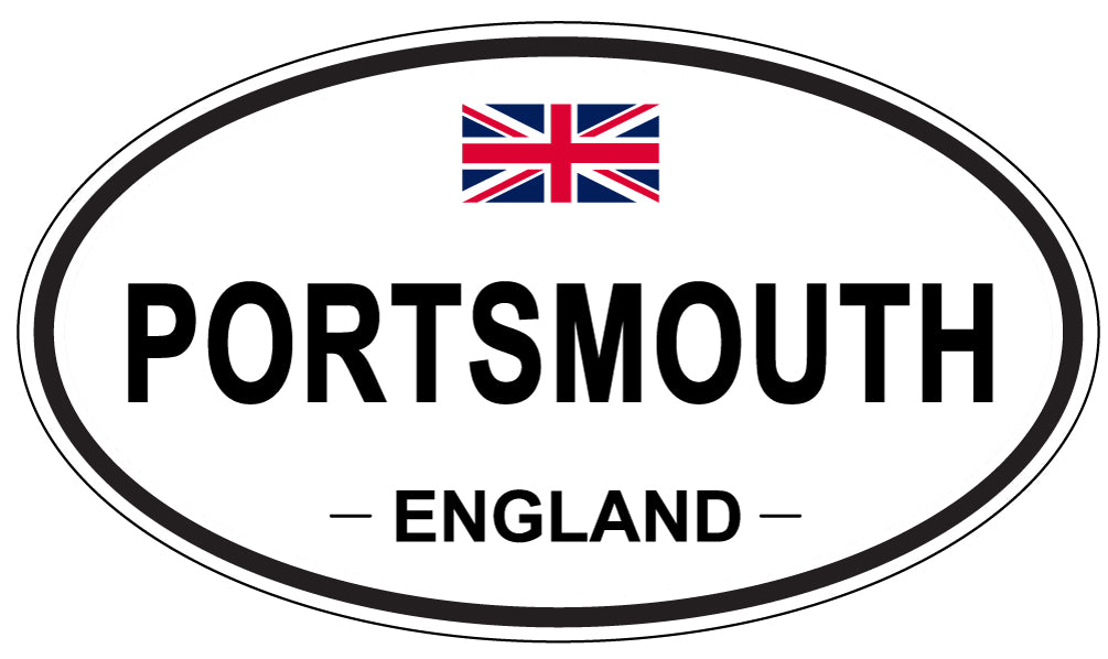 PORTSMOUTH, England - Oval Magnet