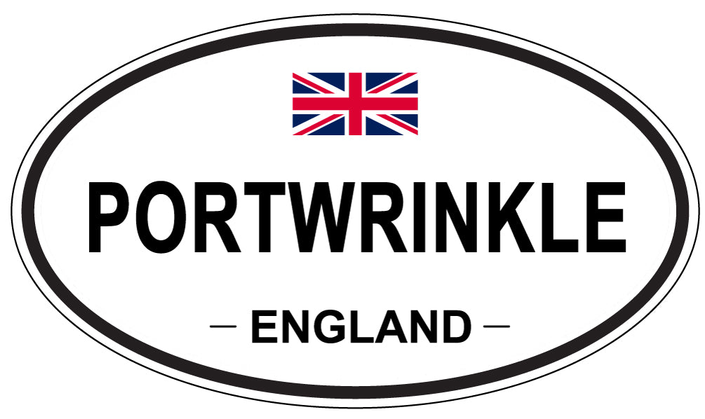 PORTWRINKLE, England - Oval Magnet