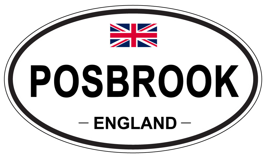 POSBROOK, England - Oval Magnet