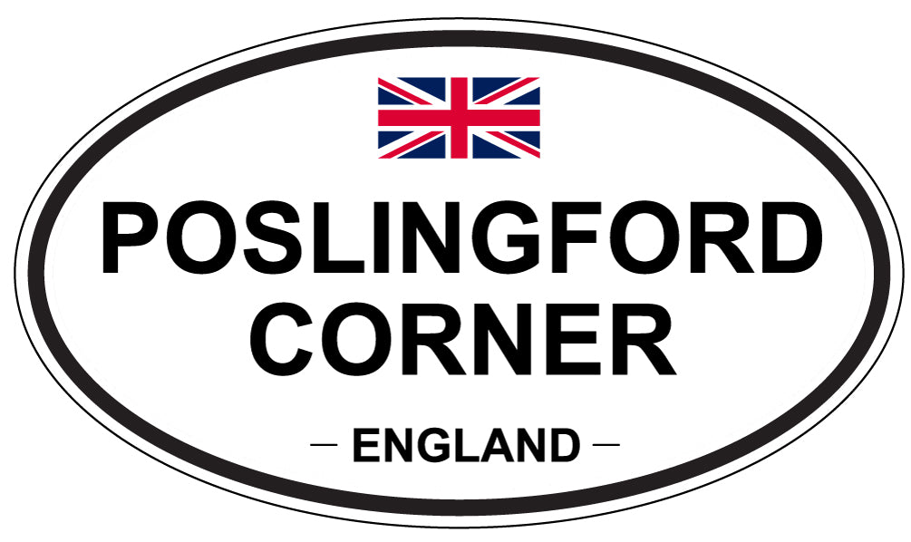 POSLINGFORD CORNER, England - Oval Magnet