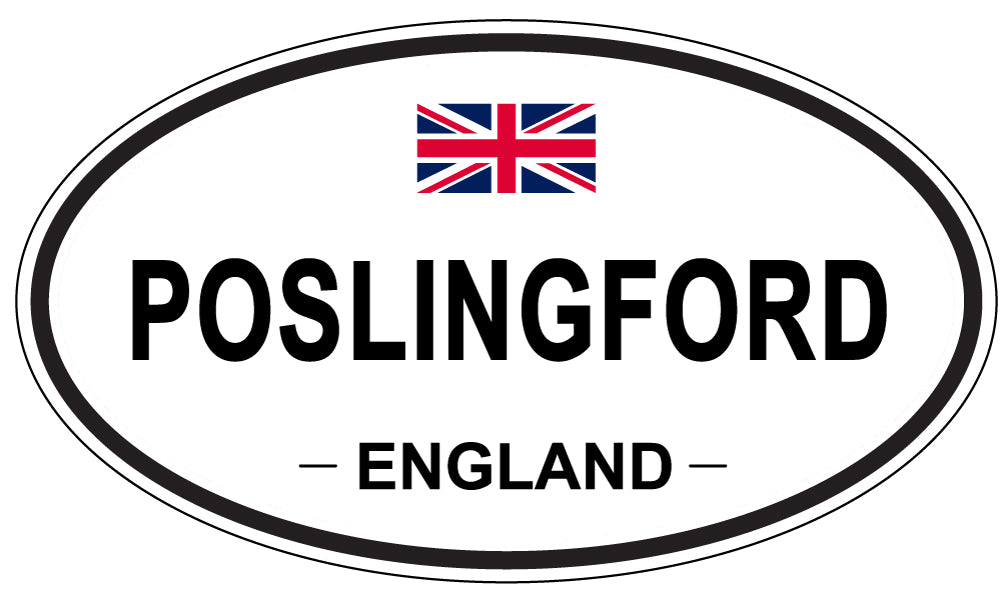 POSLINGFORD, England - Oval Magnet
