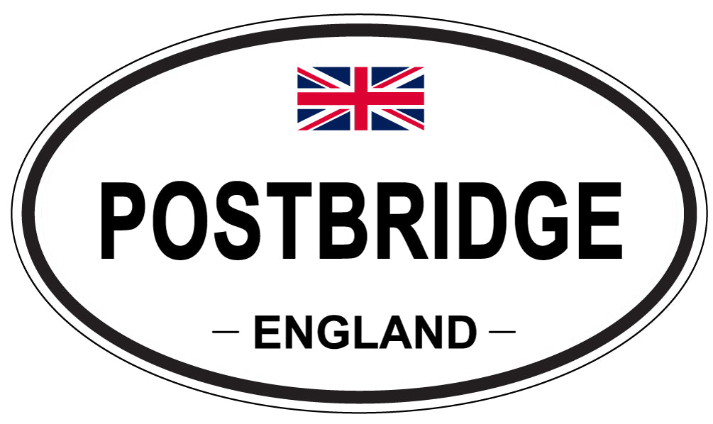 POSTBRIDGE, England - Oval Magnet