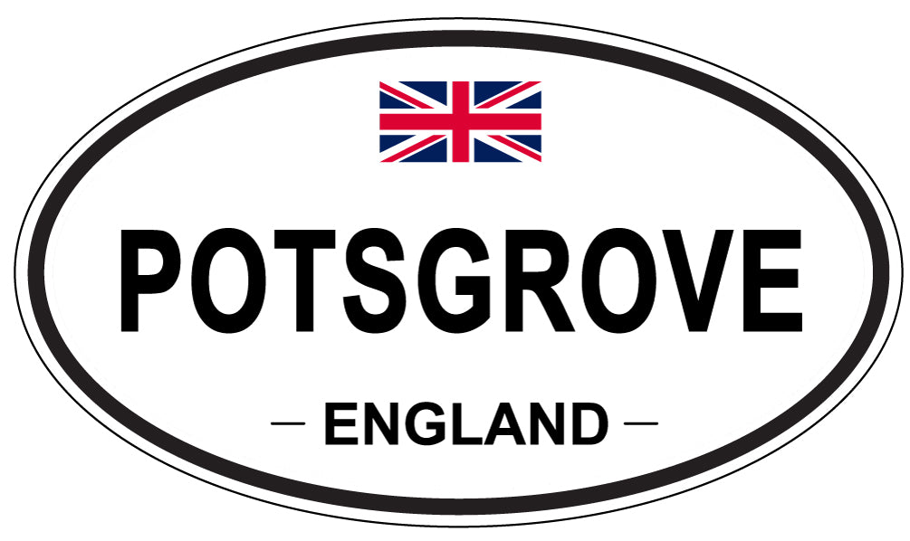 POTSGROVE, England - Oval Magnet