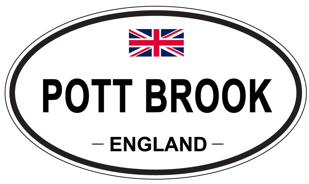 POTT BROOK, England - Oval Magnet