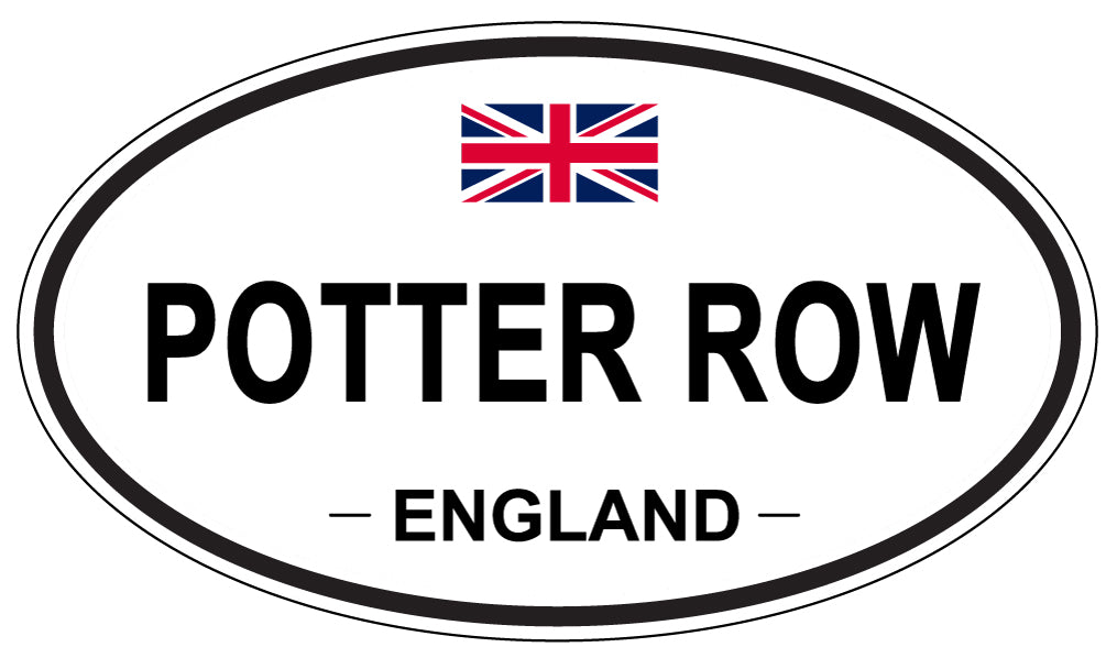 POTTER ROW, England - Oval Magnet